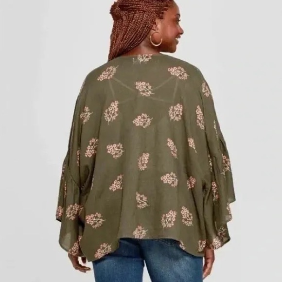 Universel Thread linen blend kimono vest - Picture 2 of 10